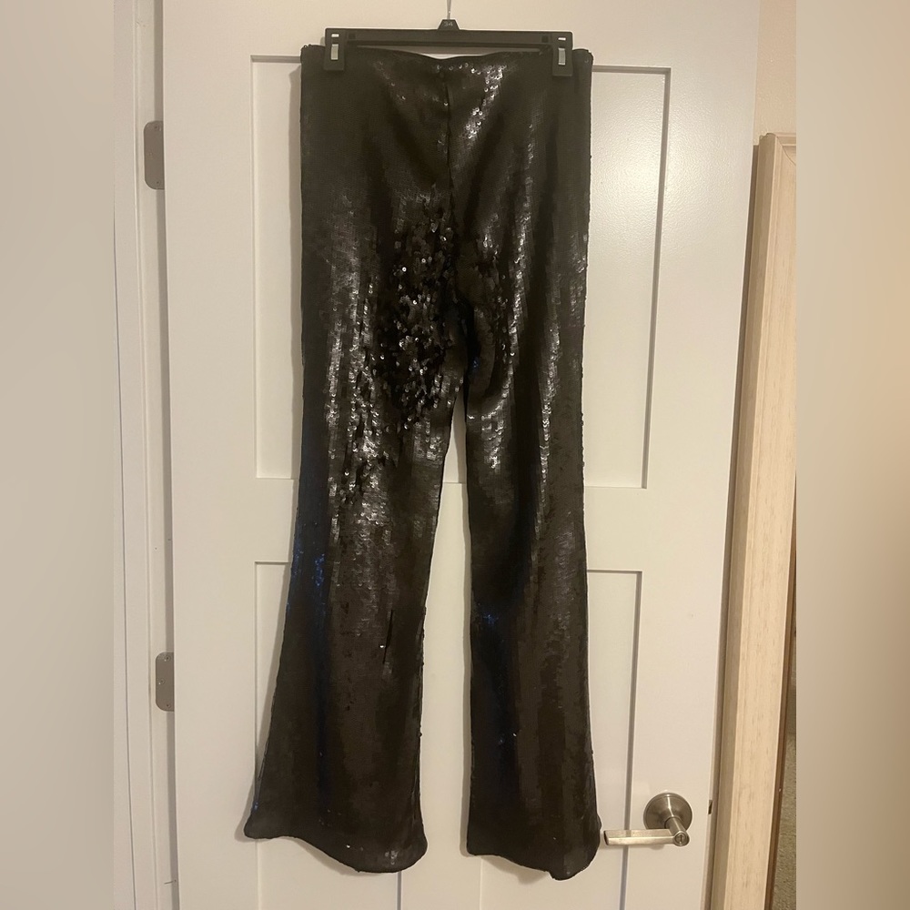 Future Collective Black Sequin pants